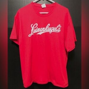 🪩Leinenkugel’s Red Cotton Logo T-shirt